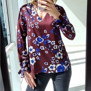 Banana Republic brown and blue for pull over